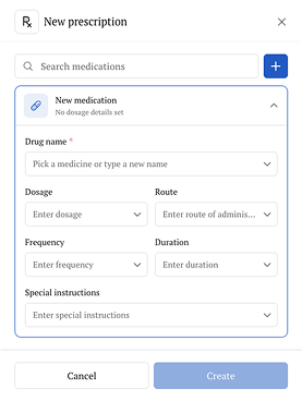 New prescription form